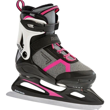 Льодові розсувні коньки Rollerblade Comet XT Ice G чорно-рожеві 36-40