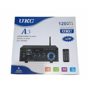 Усилитель А3 USB/SD/FM/AUX 2ch усилитель звука