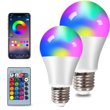 Музыкальная диско лампа Bluetooth RGB Пульт цоколь Е27