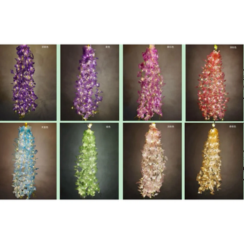 Подвесная гирлянда-лиана «Искусственный Цветок» (80-120 LED, разные цвета)