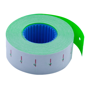 Цінник Buromax 22*12 мм прямокутний 12м 1000шт Зелений (BM.281101-04)