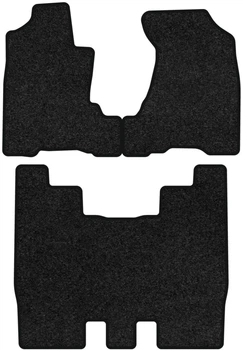Ворсовые коврики EVAtech Premium в салон авто для Honda Element 2003-2011 1 поколение SUV USA черный кант (HA33504ZG3VPB)