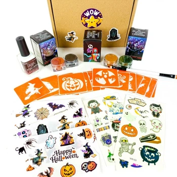 Набір для біо-тату "Wow Box Хелловін для 3 дітей" wow-box-halloween-3