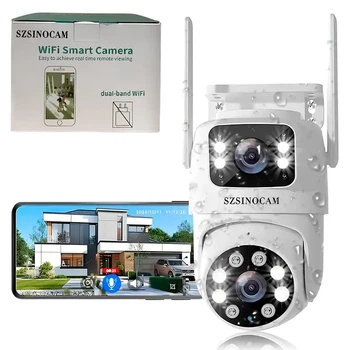 Беспроводная поворотная WiFi камера SZSINOCAM TY-Q2 O-KAM Pro с ночным видением и двусторонней аудиосвязью