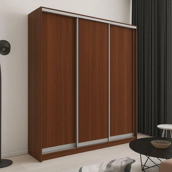 Шафа купе Mebel Star трьохдверна 200*240*60 Горіх Екко