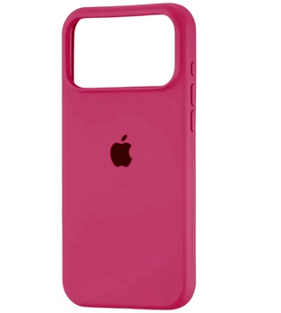 Чехол Fiji Silicone Case для Apple iPhone 17 Pro бампер накладка Soft Touch с микрофиброй Garnet