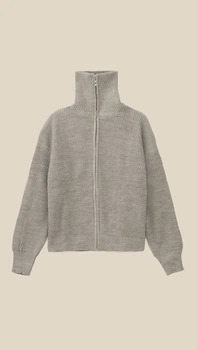 Кофта однотонная женская LAWA WBC02484 M Светло-серый shop (2888000019592)
