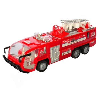 Пожежна машинка на радіокеруванні Fire Truck 37см 6789-28 музика, світло, червона