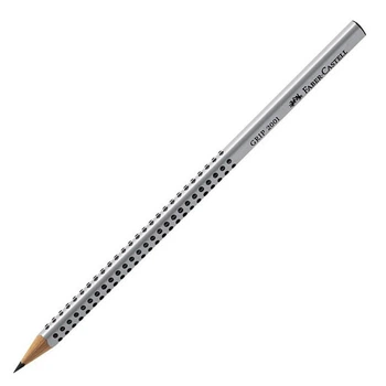 Олівець чорнографітний Faber-Castell Grip 2001 2В, тригранний, сірий