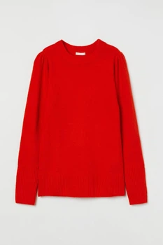 Жіночий джемпер H&M 211457-2 XL(175/116) червоний (2114570006)