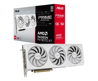 Видеокарта ASUS Radeon RX 9070 XT Prime OC White 16GB GDDR6 (PRIME-RX9070XT-O16G-WHITE) EU