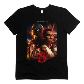 Футболка EPIC мужская Stranger Things 5 (Очень Странные Дела) черная размер XS
