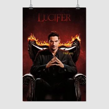 Постер Люцифер, сериал, Lucifer, Hell Yes, A3 42×28 см (id4029)