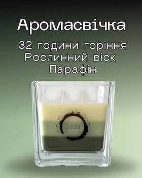 Аромасвеча стакан «Зелёный чай» 170 г, 32 часа горения, Экологичная ароматическая свеча для дома