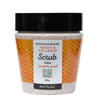 BOBANA Scrub Honey & Collagen Скраб с мёдом и коллагеном, 300 мл.