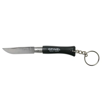 Нож-брелок складной 50 мм Opinel №4 Viroblock 57-58 HRC нержавеющая сталь Sandvik 12C27 темно-серый
