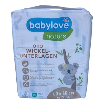 Пелюшки для немовлят Babylove 60x60 см 10 шт