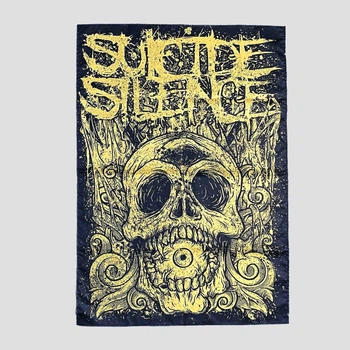 Прапор Suicide Silence - Skull 00-00013327