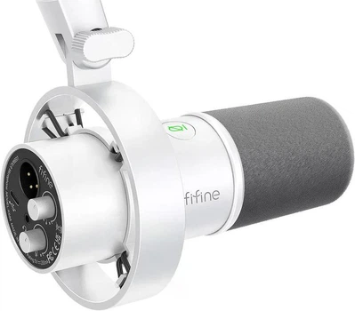 Динамический USB/XLR-микрофон FIFINE K688 для стриминга и подкастов (white)