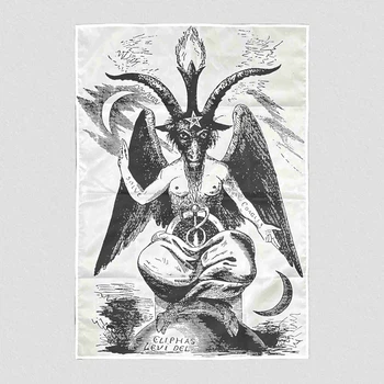Прапор Baphomet білий 00-00013388
