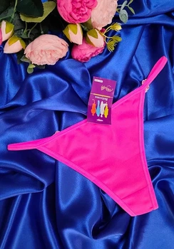 Труси стрінги жіночі Bettycana квіткові S малинові (508М)