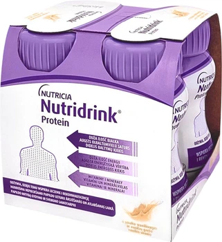 Ентеральне харчування Nutricia Nutridrink Protein Vanilla зі смаком ванілі з високим вмістом білка та енергії 4 шт х 125 мл (8716900565403)