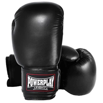 Боксерські рукавиці PowerPlay 3004 Classic чорні 18 унцій (PP_3004_18oz_Black)