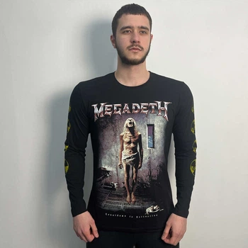 Лонгслів Megadeth - Countdown To Extinction (B&C) чорний S 00-00010514