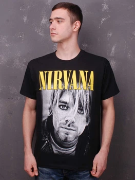 Футболка Nirvana Kurt Cobain (FOTL) чорна XXL 1500000110