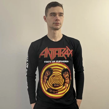 Лонгслів Anthrax - State Of Euphoria (B&C) чорний M 00-00013130