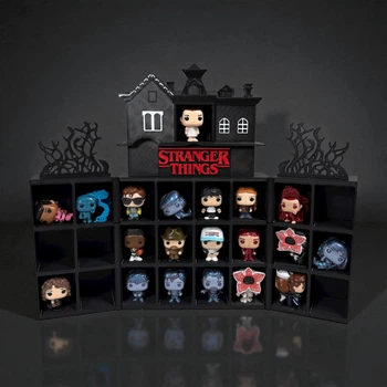 Тематическая Полка Большой Раскладной Дом для Фигурок Stranger Things Kinder Joy Funko Pop Stand / Display / Для 24 Фигурок из Сериала Очень странные дела
