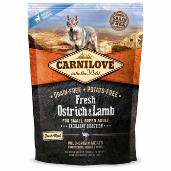 Корм для собак Carnilove(Карнилав) Fresh Ostrich & Lamb ягненок и страус 1,5 кг