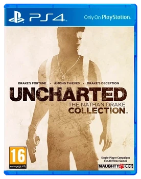Гра Uncharted: The Nathan Drake Collection для PS4 (Blu-ray диск) RU Б/В