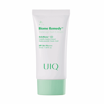 Сонцезахисний крем із зеленим тоном Uiq Biome Remedy Tone-up Sun Cream Green, 50 мл