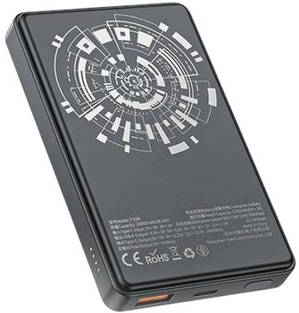 УМБ Awei P33K 10000mAh USB-C Black (6954284008792)