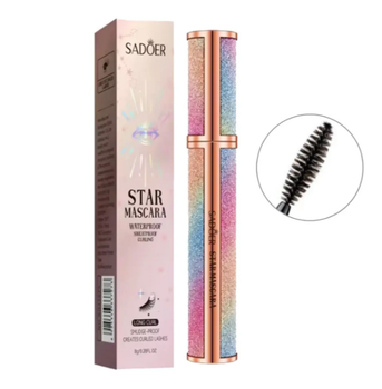 Туш для вій Sadoer Star Mascara з ефектом подовження і підкручування 8 г (6925346337273)