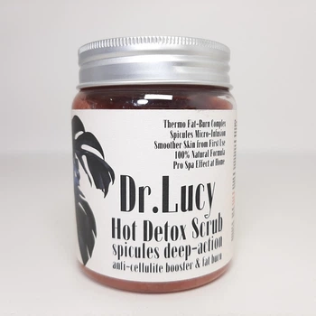 Розігріваючий антицелюлітний скраб Dr. Lucy Hot Detox Scrub, 250 г (X-2196)