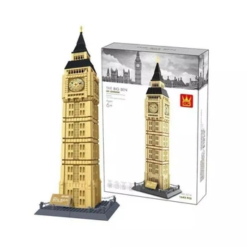 Детский конструктор Wange Архитектура Биг-Бен, The Big Ben 1666 деталей (5216)