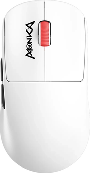 Mysz Marvo Monka Prime G997W Wireless/Bluetooth/USB White (6932391935095)