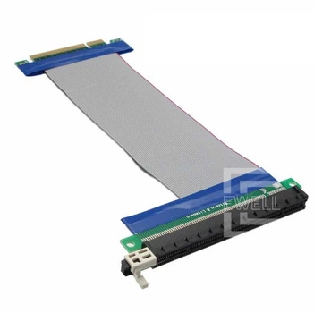 Райзер Ewell Riser Card PCI-E 8X to 16X, шлейф 15 см (EW020)