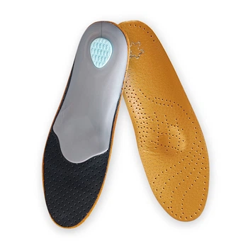 Устілки ортопедичні із супінатором шкіряні Leather Step 43-44