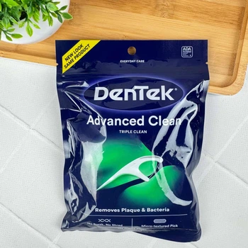 DenTek Advanced Clean флос-зубочистки (тройная очистка), 150 шт