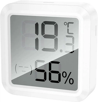 Термогигрометр HOCO HX40 с LCD-дисплеем, измерением температуры и влажности - White