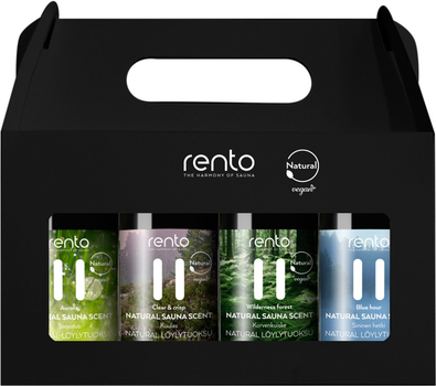 Набір ароматів для сауни Rento Natural Gift box 4 x 100 мл (612110) (955555913729974) - Уцінка