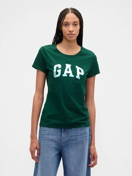 Футболка бавовняна жіноча Gap 483589997 XL Зелена (1159847047)