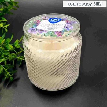 Аромасвеча в стакані AURA "Eucalyptus - Patchouli", 250 г/40 часов