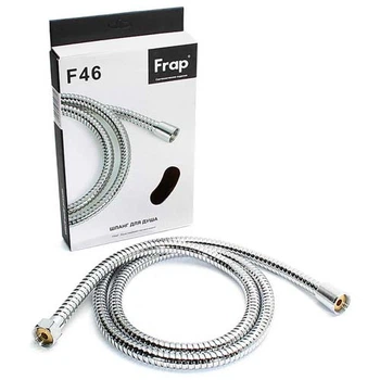 Шланг для душа 150 см пвх с нержавеющей оплеткой Frap F46