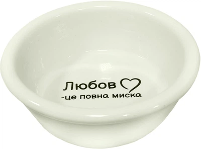 Миска керамічна Lucky Pet для собак та котів 350 мл 197756 в упаковці (4820276197756)