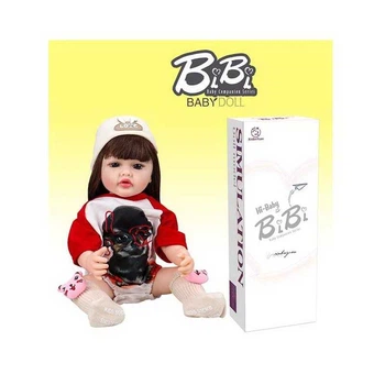 Кукла XBY 5532 IC звуки, висота 52 см, гумова, пляшечка, памперс, соска, пов'язка, носки, коробці