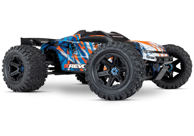 Автомобіль Traxxas E-Revo Brushless Monster 1:10 RTR 585 мм 4WD TSM 2,4 ГГц (86086-4)